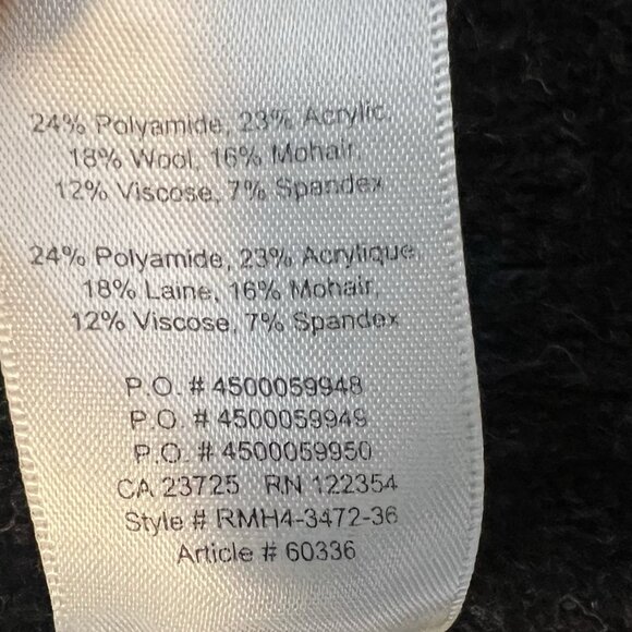 Aritzia Wilfred Long Cardigan Vest Open Front Sweater Wool/Mohair Large Dunkirk - Picture 5 of 10